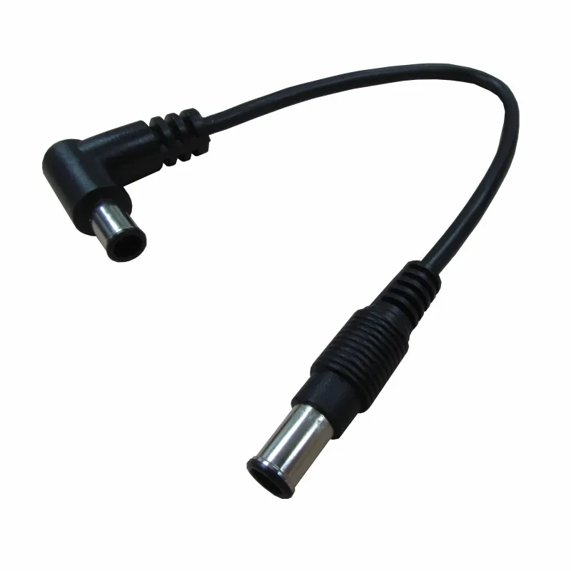 DC Jack 6.5x4.3x1.4 Right Angle to Straight Cable